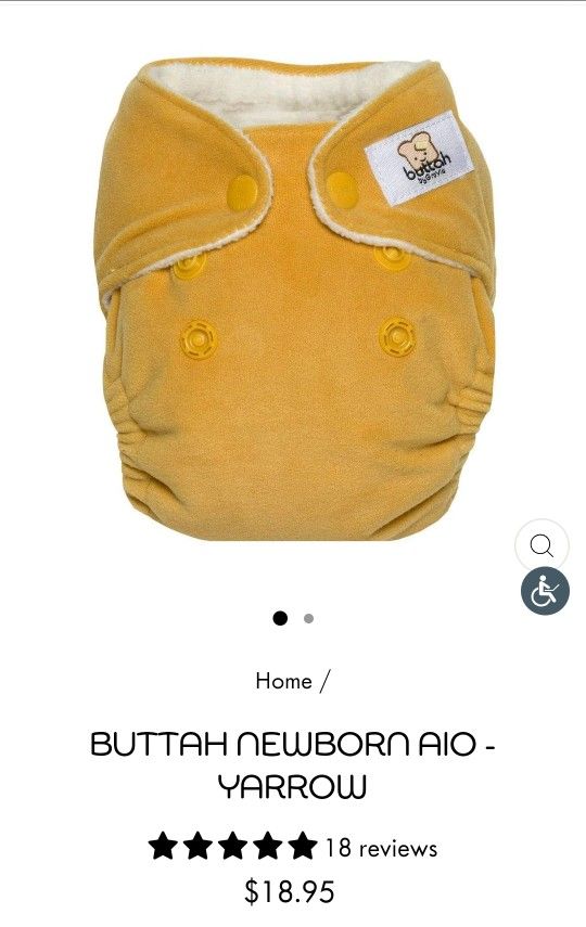 Newborn AIO Grovia Buttah Cloth Diaper