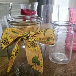 Flower Vases 6,used But Great Condition,$3 Each,serious Inquiries Only 