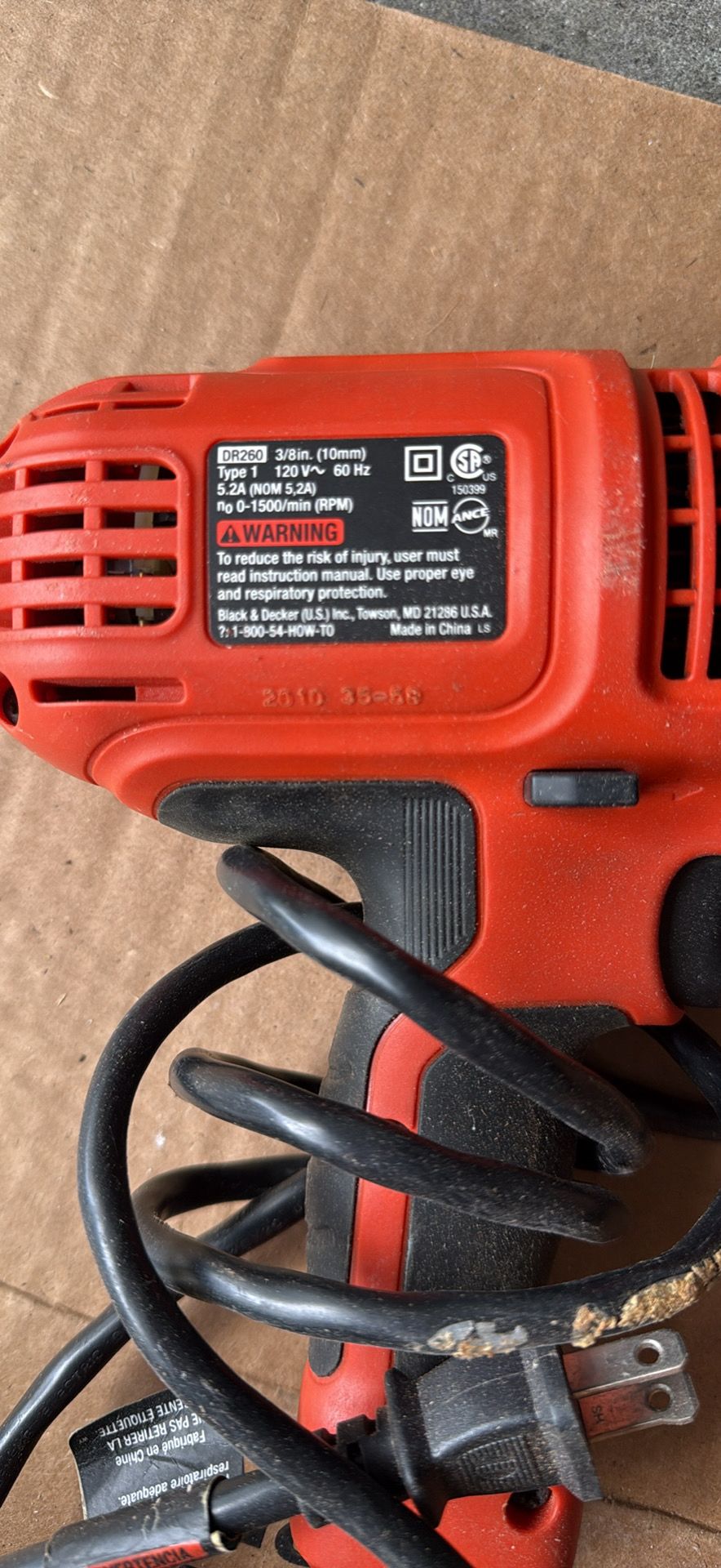 Black and Decker Drill