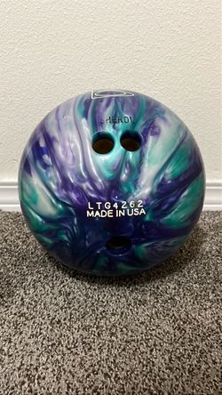 Brunswick Zone Bowling Ball - Purple/Teal Swirl