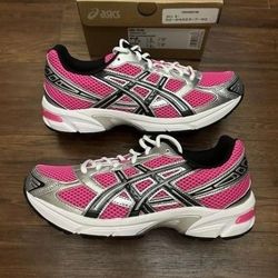 Asic Gels Pink And Silver.