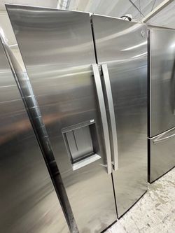 GE Stainless Steel Side-by-Side Refrigerator