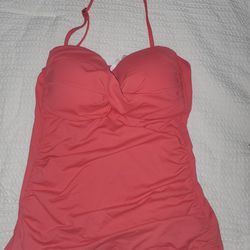 Pink-ish Halter Swimming Top