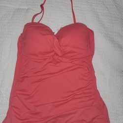 Pink-ish Halter Swimming Top