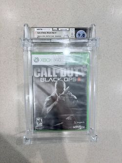 Sealed Call of Duty: Black Ops 2 Xbox 360 WATA Certified 9.0 USA 206 Part Code