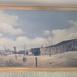 Vintage Farm Image By P. Bailey $35.  4f×3"L ×2ft3" W
