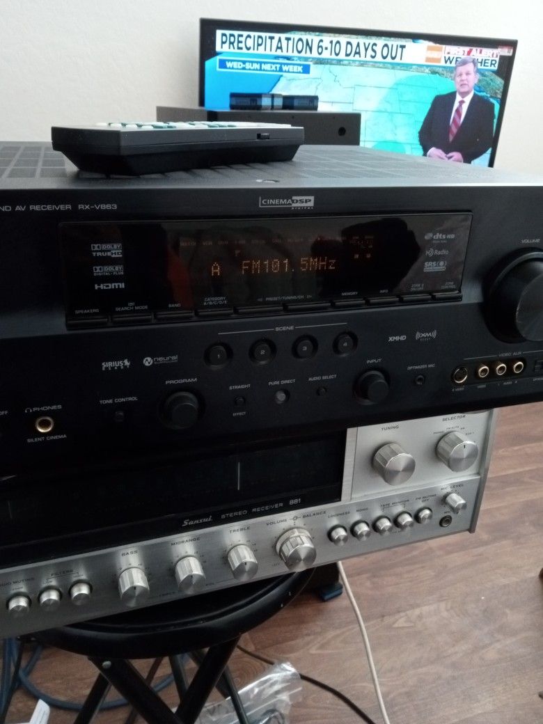 Yamaha RX-V863 Surround Receiver With Remote