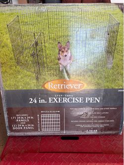 24” High Pet Exercise Pen