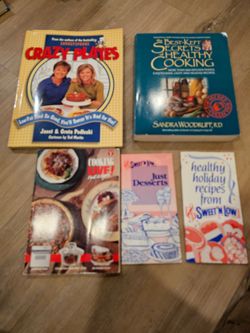 5-Piece Cookbook & Recipe Booklet Bundle – Crazy Plates, Healthy Cooking