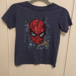 Boys Spider-Man Shirt Size Small 5/6