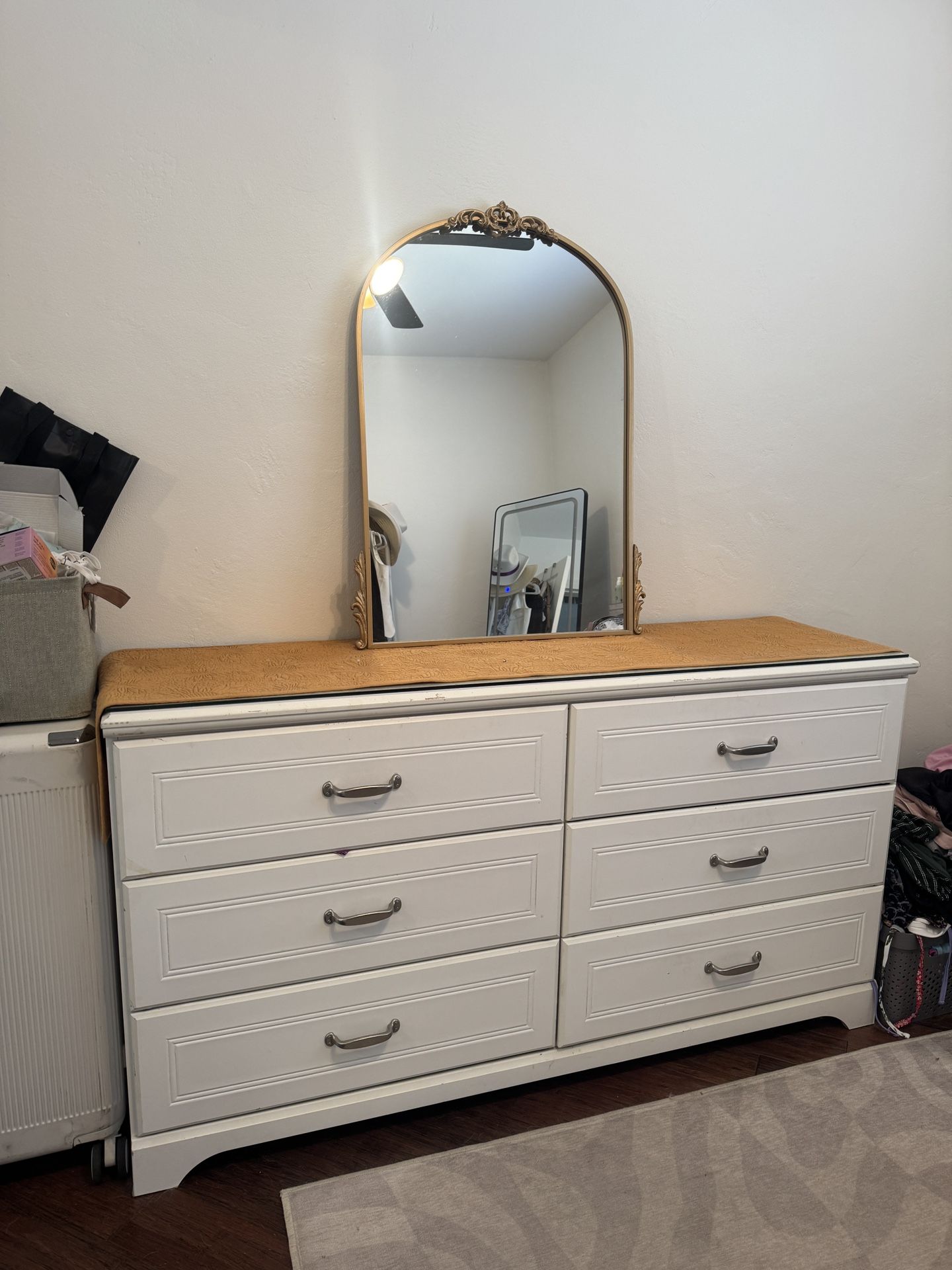 Gorgeous Hardwood White Dresser