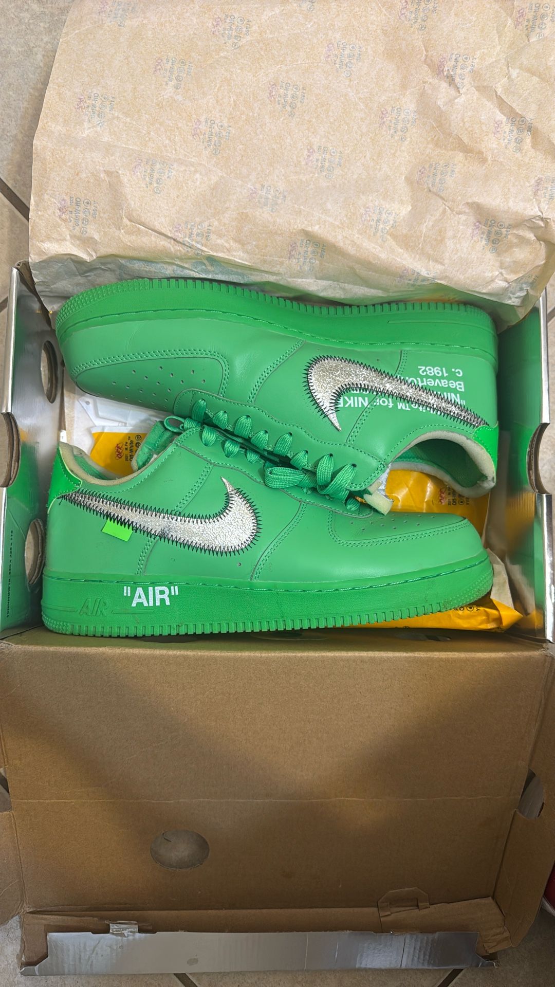 Off White Air force 1 Green