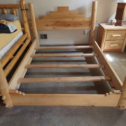 Queen Wooden bed frame