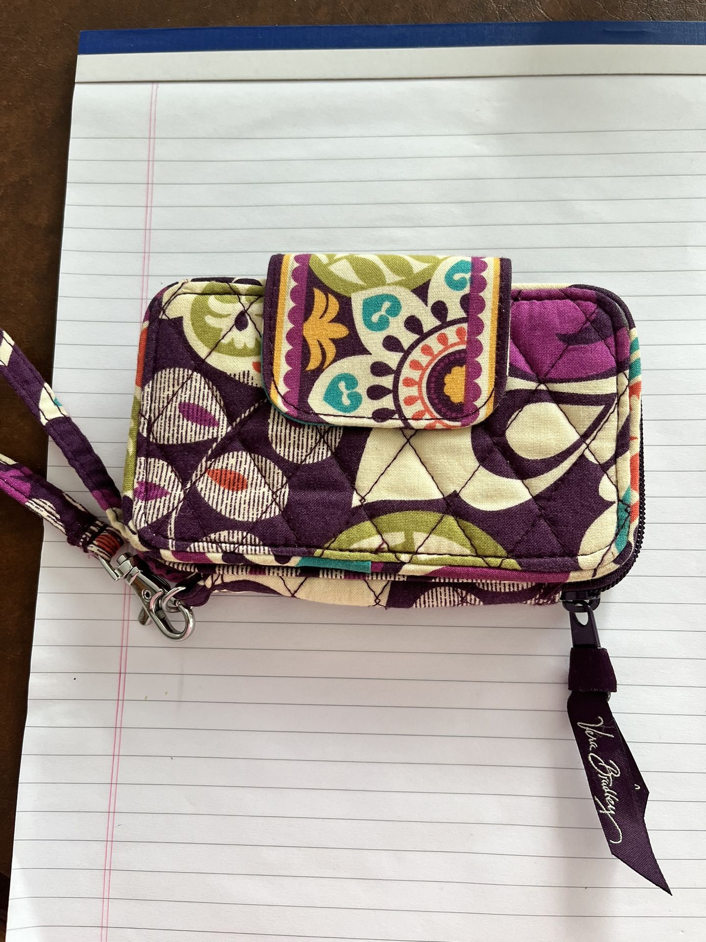 Vera Bradley Wristlet Wallet.