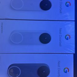 Brand new Google Nest Doorbell (wired, 2nd gen) – still sealed in box.