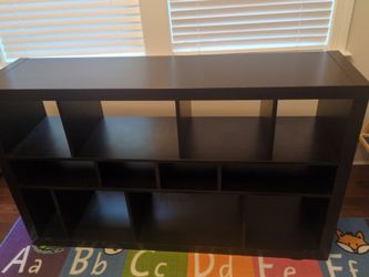 Wooden shelves