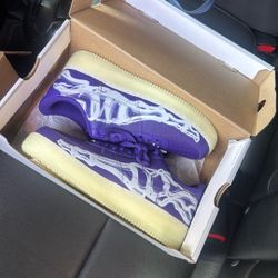 Purple Skeletons AF1 New