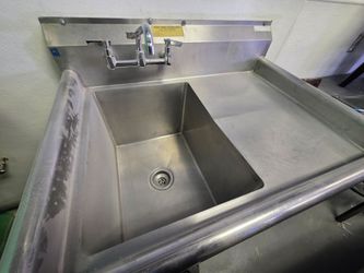 Commercial wall mounting Stainless Steel Prep Sink (16" x 20")