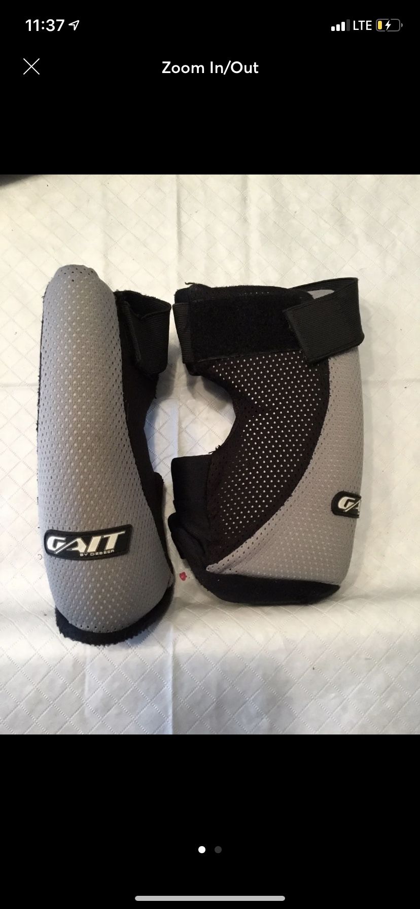 S/m lacrosse elbow pads . SHIPPING ONLY