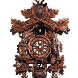 Large German Black Forest Cuckoo Clock Quartz Made in Germany by Hones 334Q (Brand New)