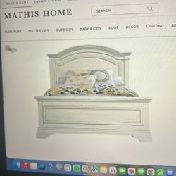 Girls Full size Bed frame & Full mattress