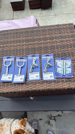 NEW Stearns Oarlock Horns & Sockets – Complete Rowboat Hardware Set