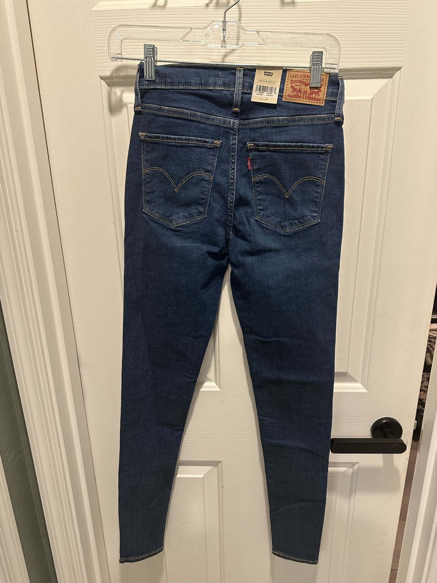 Womens Levi 720 High Rise Skinny Jeans -new With Tags
