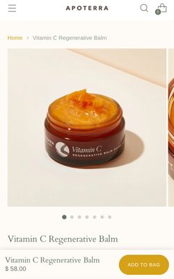 Apoterra Vitamin C Regenerative Balm New 