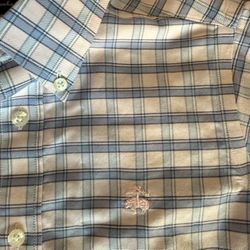 Brooks Brothers Boys Small Button down NEW Supima Cotton 