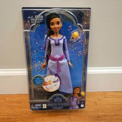 🌟Disney Wish SINGING Asha of Rosas Doll Star Figure Mattel New In Box