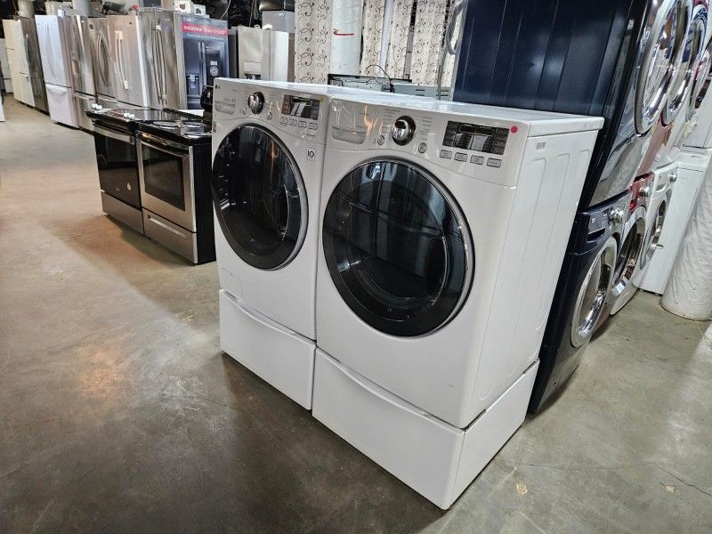 Blow Out Sale Warehouse Full Of Nice Like Brand New Washer Dryer Fridge Stove Oven Stackable Free Warranty Free Financing Available