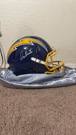 Signed LA Chargers Full-Size Football Helmet