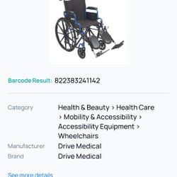 DRIVE wheelchair 