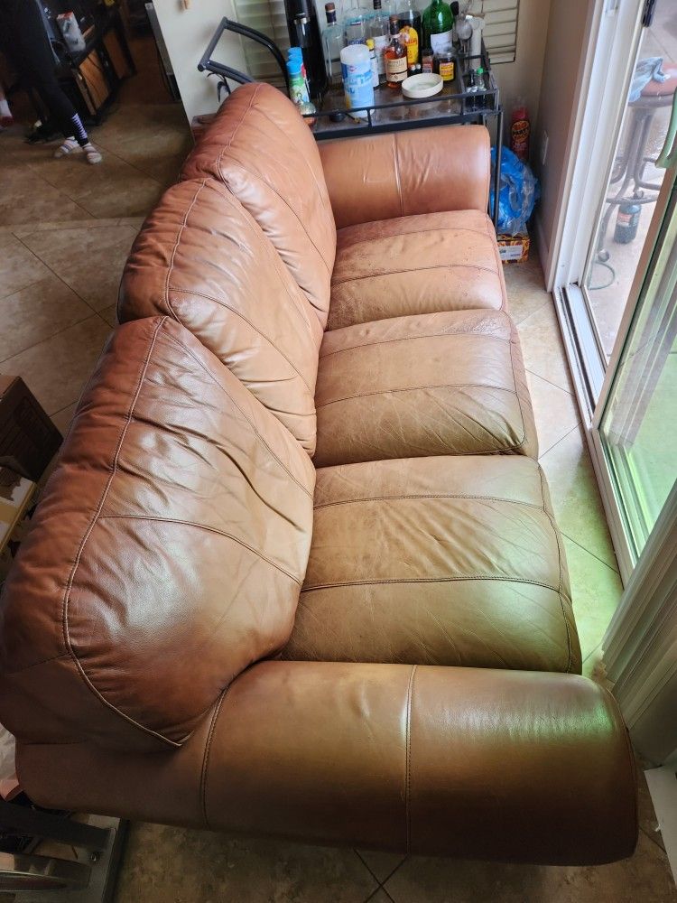 Leather Couch