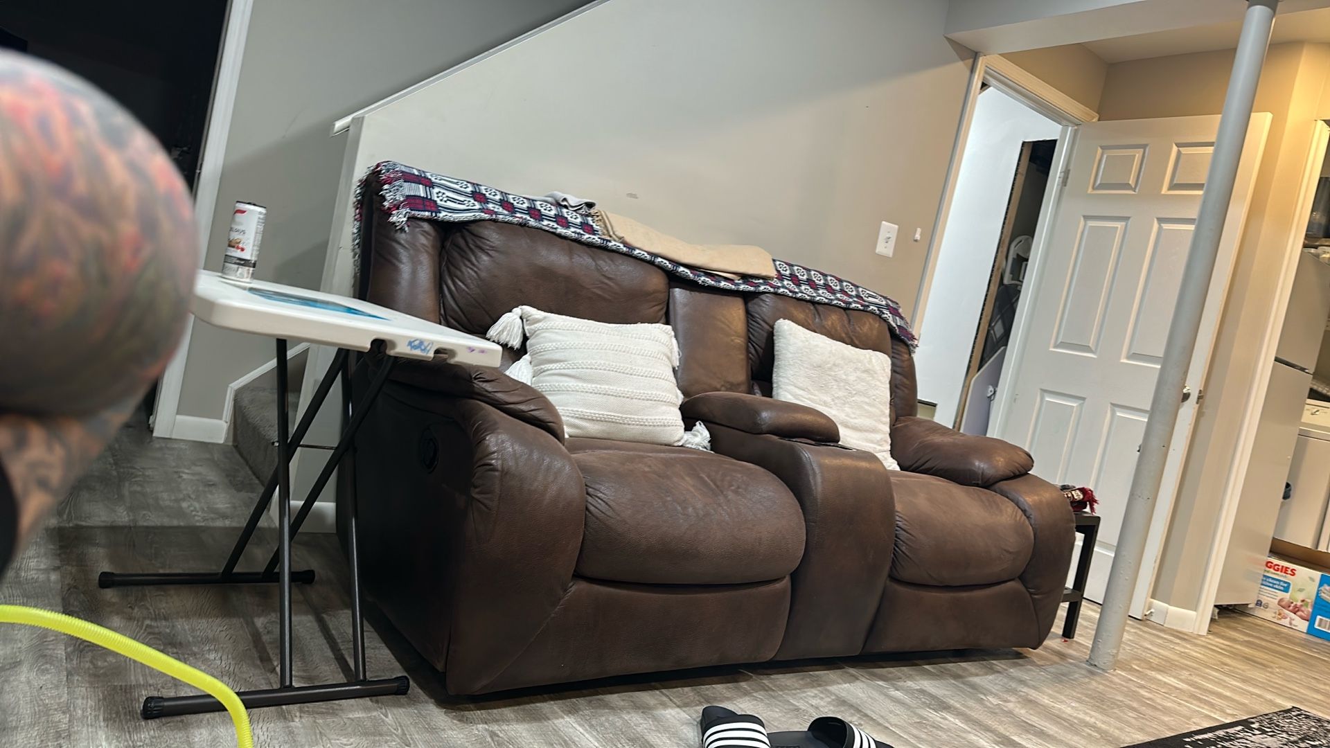 Brown recliner- $100