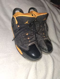 Black Yellow Jordans