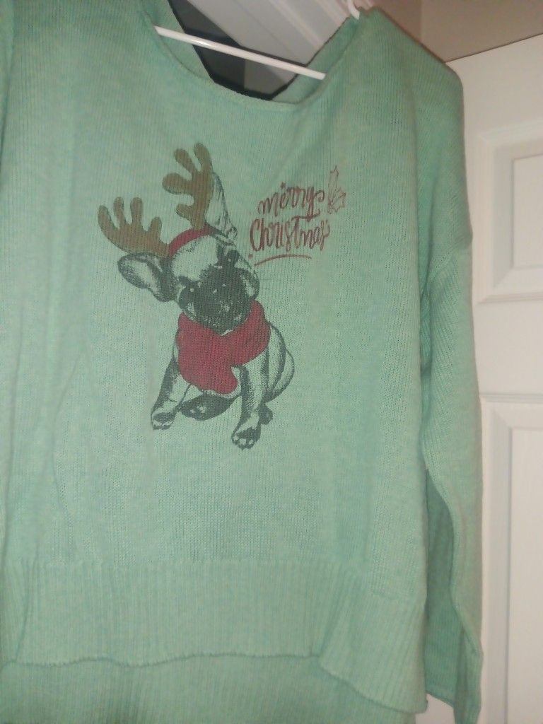 Frenchie Loose Pull Over Sweater