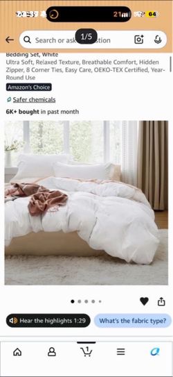 Queen white duvet cover & 2 shams * only *