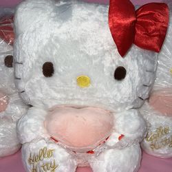 Valentines Hello Kitty Plush 16 Inches Tall