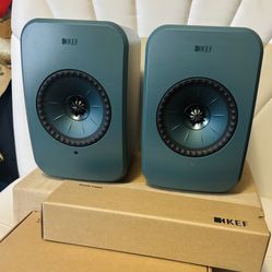 KEF LSX II LT Wireless Bookshelf Speakers – Hi-Res Audio, Uni-Q Driver Array, 200W Amplification