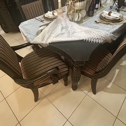 Ashley Britannia rose 9-piece dining set