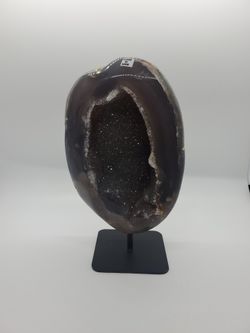 Agate and Amethyst Druzy on Stands 4.0 LB 
From Brazil.
