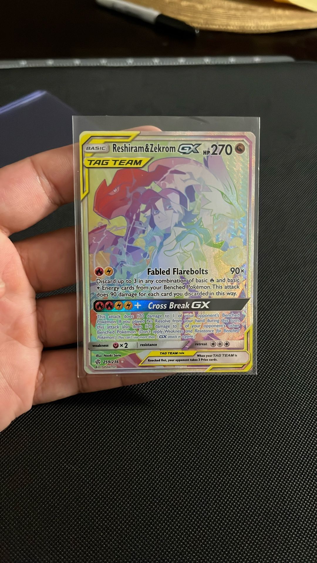 Reshiram & Zekrom GX Tag Team Pokemon