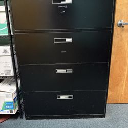 Black Filing Cabinet