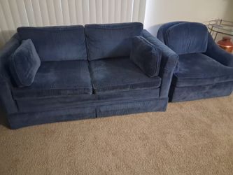Sofa and Chair…..Very Good Condition!!(Together or Separate)