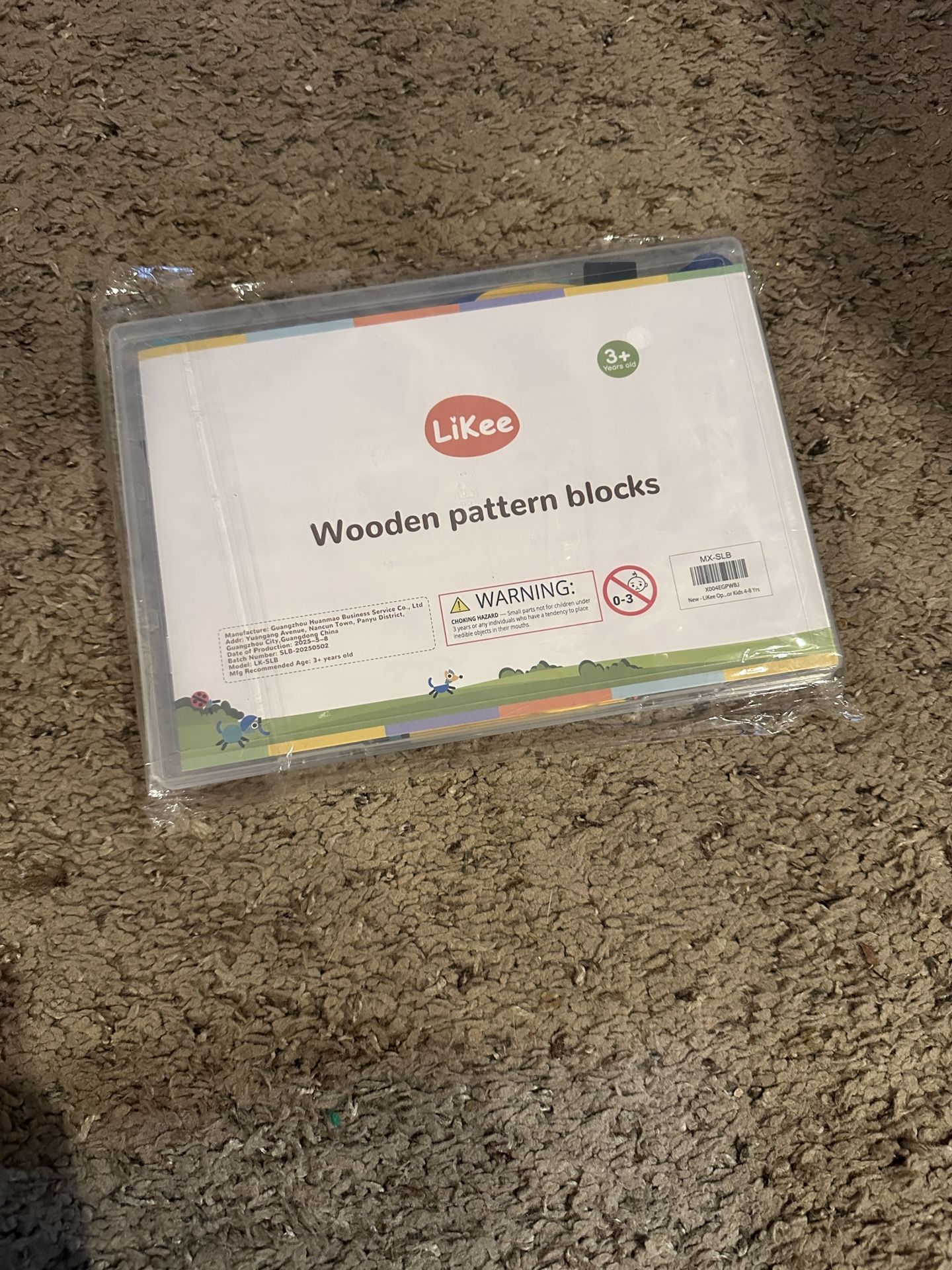Wooden Shapes/Patterns Block Set