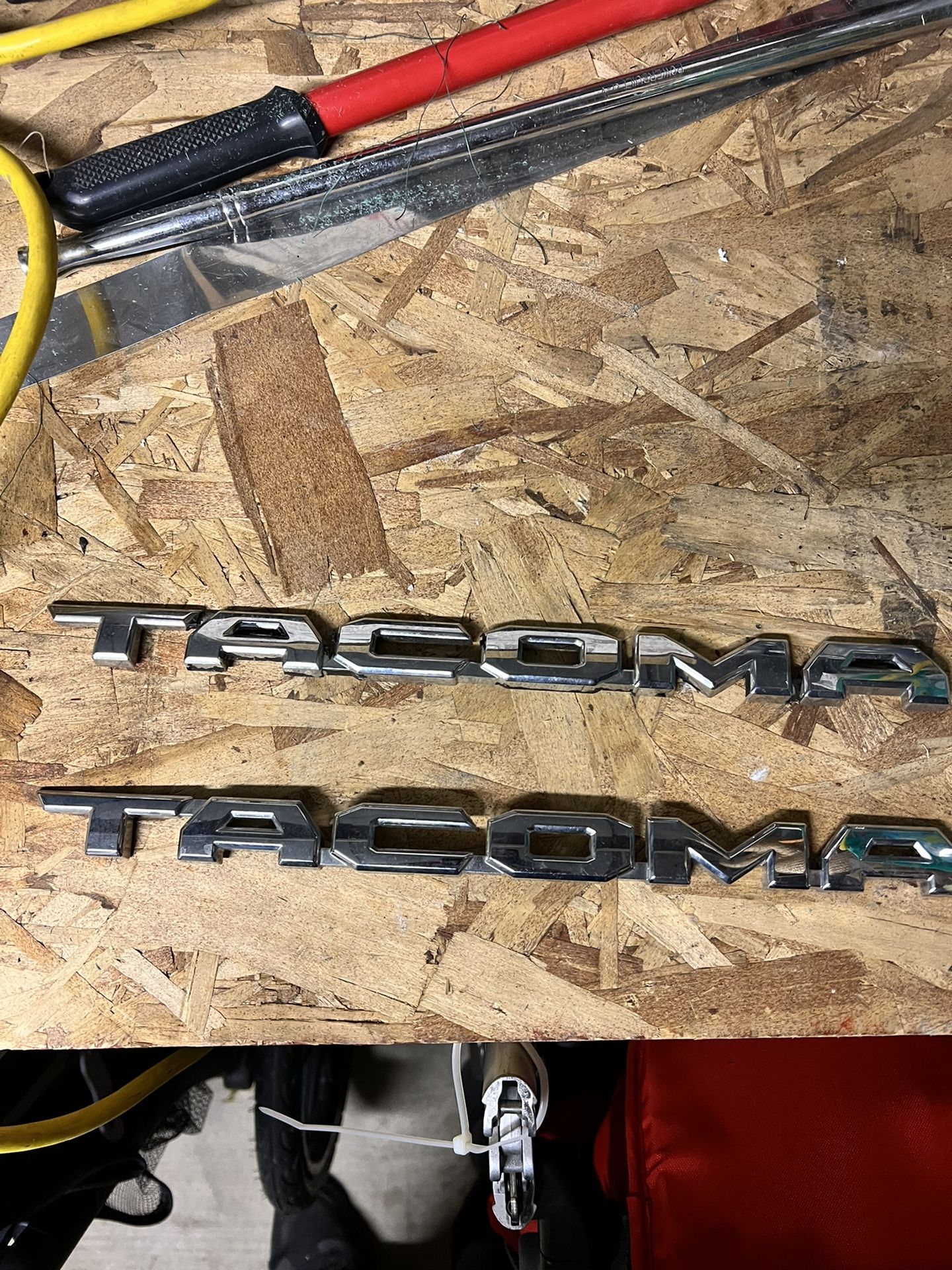 Toyota Label Signs Originals $25 Bouth “ Las Dos “