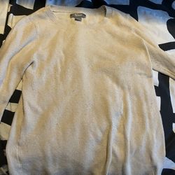 Women’s Beige/Gray Sweatshirt
