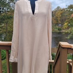 BCBG MAXAZIRA  cream Tunic Dress