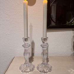 Set of Atlantic candlestick holders